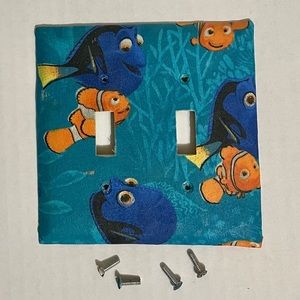 Finding Nemo double toggle light switch cover
